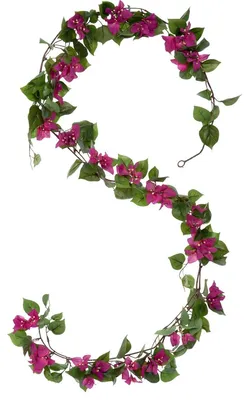 Produktbild von Kunstblumen-Girlande Drillingsblume Bougainvillea L 180 cm rosa