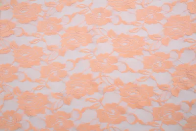 Produktbild von Stretch-Spitze Stoff Puderrosa 50 x 150 cm