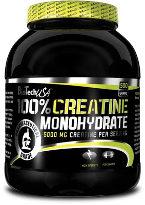 Produktbild von Biotech USA 100% Creatine Monohydrate 500g Dose