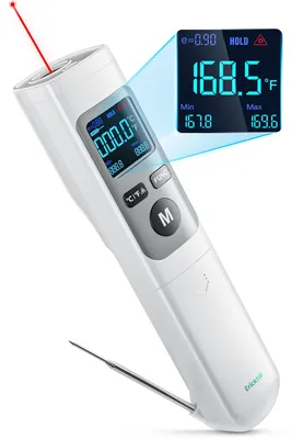 Productafbeelding van Infraroodthermometer -50 °C - 550 °C met opvouwbare vleessensor