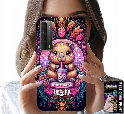 Produktbild von Hülle Für Huawei P Smart 2021 - Süsses Wasserschwein Mit Scheich, Super Designs