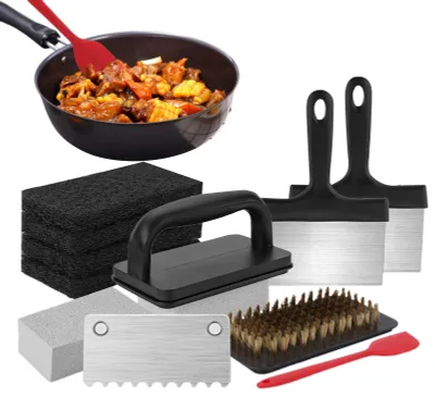 Produktbild von Tragbares Reinigungssset für Grill und Backbleche
