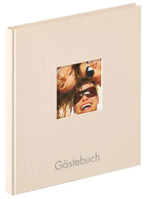 Produktbild von Walther, GB-205-C,Gästebuch Fun, 23x25 cm, sand