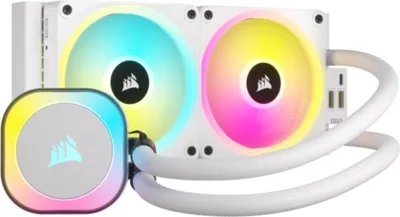Produktbild von Corsair iCUE Link H100I RGB - Systém kvapalinového chladenia procesora - Veľkosť chladiča: 240 mm - (pre: LGA1156, LGA1155, LGA1150, LGA1151, AM4, LGA1200, LGA1700, AM5)