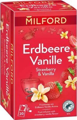 Produktbild von Milford Erdbeere Vanille 20er