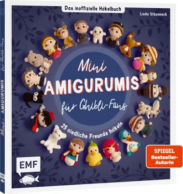Produktbild von Mini-Amigurumis - Das inoffizielle Häkelbuch für Ghibli-Fans