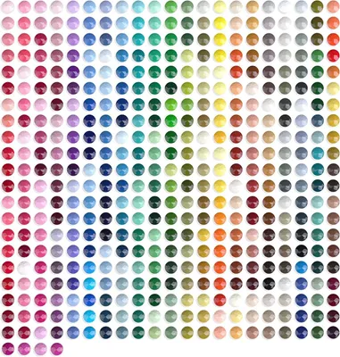 Image de Kit de peinture diamant : 445 couleurs - 89 000 pièces - Forme ronde - Remplissage