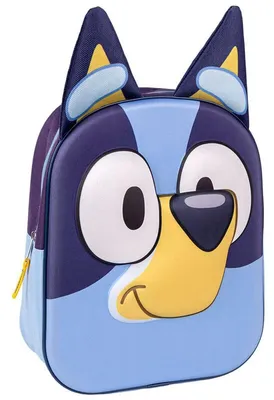 Produktbild von Bluey Kinderrucksack 3D Motiv Rucksack für Jungen & Mädchen