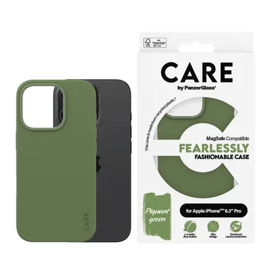 Immagine prodotto di Custodia Care By Panzerglass con Magsafe per Iphone 16 Pro - Verde