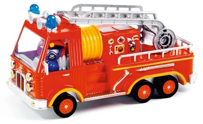 Zdjęcie produktu dla Samochód strażacki Kolekcja Crazy Motors, Djeco