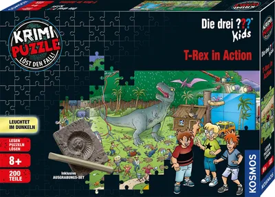 Immagine prodotto di KOSMOS 680657 KOSMOS Krimi-Puzzle: Die drei ??? Kids - T-Rex in Action Geschicklichkeitsspiel
