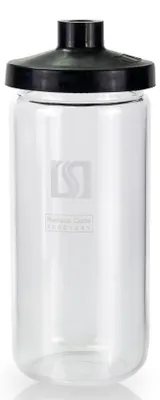 Gefriertrocknungsflasche 1200 ml mit Edelstahladapter, 1 Set