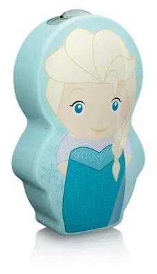 Zdjęcie produktu dla Philips Disney Niebieska latarka LED Elsa, Latarka ręczna, Niebieski, Syntetyk, Księżniczka, Sypialnia, Pokój dziecięcy, Salon, Ekspresywny