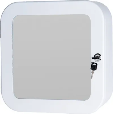 Obrázok produktu pre Skrinka na lieky so zrkadlom Koopman-Bathroom Solutions, nerez/sklo, 32x32x11,5 cm