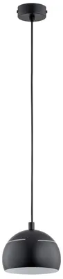 Obrázok produktu pre Závesná lampa PLUS čierna 1xE14x10W kov rozmery: 150x15x15 cm IP20 Alfa