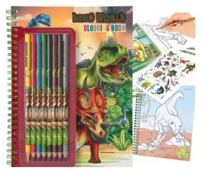 Image de Dino World - Album à colorier avec crayons