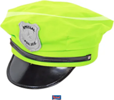 Produktbild von Polizei Hut Neongrün