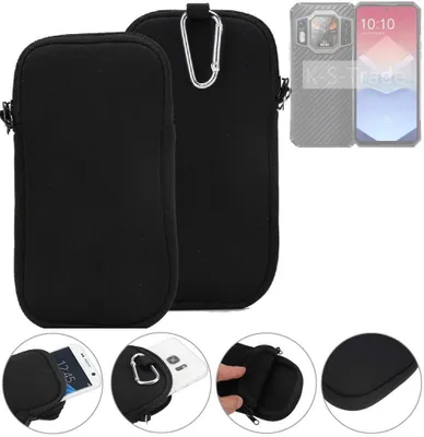 Produktbild von K-S-Trade Neopren-Hülle Handyhülle kompatibel mit Oukitel WP30 Pro Schutzhülle Neoprenhülle Sleeve Schutz-Hülle Gürtel Tasche Case Holster