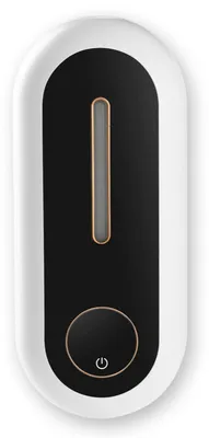 Produktbild von Zimilo Seifenspender Automatisch, Beruehrungslos, 450ml, LED-Anzeige, 3 Stufen, Type-C, Schaumspender, Wandmontage ohne Bohren, Schwarz