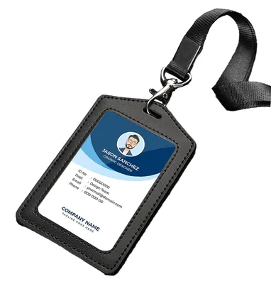 Image de Lot comprenant des étuis pour cartes d'identité et des cordons, des porte-cartes d'identité pour porte-clés, des cartes de crédit, des cartes d'identité, des cartes de service, des cartes d'étudiant et des cartes d'accès au bureau