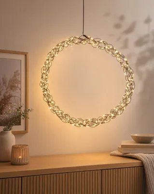 Produktbild von Northpoint XXL LED Lichtkranz 1000 LEDs IP44 Timerfunktion Innen Außen, KI-generiertes Bild