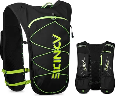 Produktbild von Hydrationsrucksack, Geila Laufhydrationsweste, Marathon Trail Running Rucksack, Atmungsaktive Rucksack für Outdoor-Sport Marathonläufer, Leichter Wasser-Rucksack