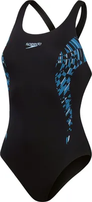 Produktbild von Speedo Placement Muscleback Badeanzug Damen, Farbe:Navy, Größe:44