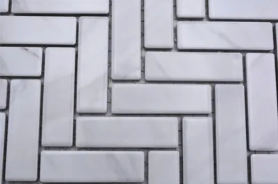 Produktbild von Keramikmosaik HB SO 10 weiß 27,05x31,75 cm