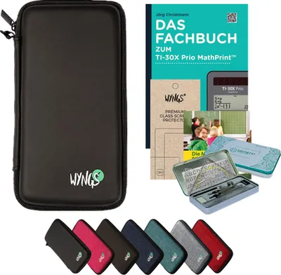 Produktbild von CALCUSO Zubehör Streberpaket Schwarz kompatibel für Taschenrechner TI-30X Prio MathPrint