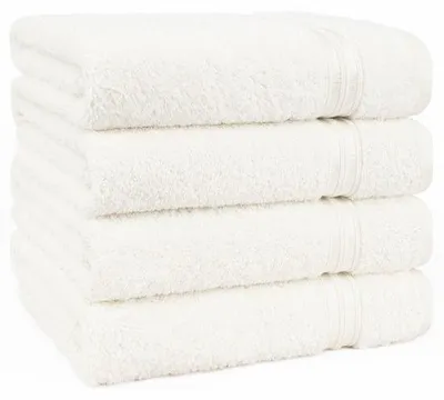 Produktbild von Unyqoos® Set aus 4 Luxushandtüchern aus hochwertiger Baumwolle für Bad und Spa