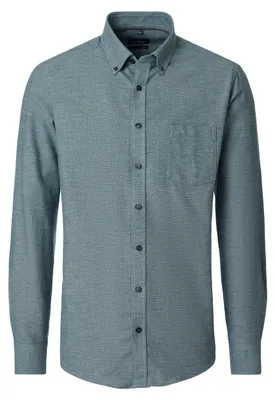 Produktbild von CASAMODA Herren Freizeithemd Button-Down Casual Grün XL
