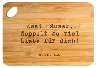 Produktbild von Mr. & Mrs. Panda vesperbrett Spruch Trennung von den Eltern - Transparent - Geschenk, Unterstützung, Vertrauem, Hackbrett, Küchenbrett, Lebenshilfe, Zuversicht, Trost