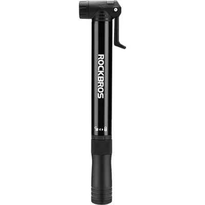 Zdjęcie produktu dla Pompka rowerowa Rockbros 42320010001 ręczna + wkrętak - czarna