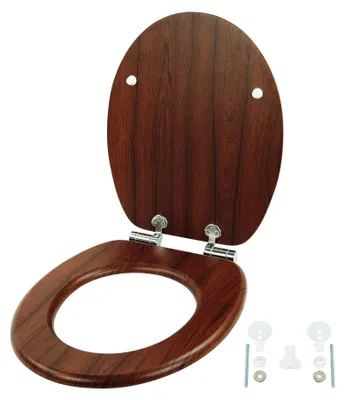 Immagine prodotto di Sedile WC in MDF con chiusura ammortizzata, cerniere regolabili