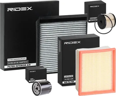 Produktbild von RIDEX Filterset Inspektionspaket Filtersatz für CITROËN XSARA (N1) XSARA Coupe (N0) XSARA Break (N2) Xsara Kasten / Kombi Xsara Kasten / Schrägheck