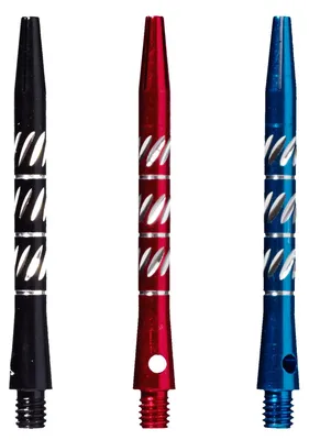 Produktbild von Best Sporting Aluschäfte für Dartpfeile, 3 Stück, rot, blau oder schwarz