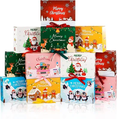 Produktbild von Weihnachts Geschenkbox mit Deckel