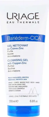 Zdjęcie produktu dla Uriage Bariéderm CICA čistící gel s obsahem mědi a zinku 200 ml