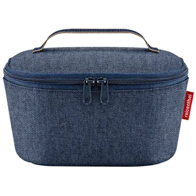 Immagine prodotto di reisenthel borsa termica Cooler Bag Pocket Herringbone Dark Blue blu scuro