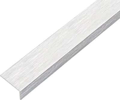 Produktbild von Alberts Winkelprofil | selbstklebend | Aluminium, edelstahldesign, hell | 1000 x 15 x 10 mm | 3er Set
