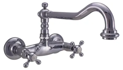 Produktbild von PB Nostalgischer Küchenarmatur V2721 Wandarmatur Chrom