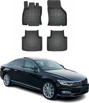 Image de Tapis de Sol pour VW Passat B8 2014-2019 TPE Noir