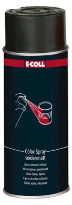 Produktbild von E-COLL Color-Spray seidenmatt 400ml tiefschwarz