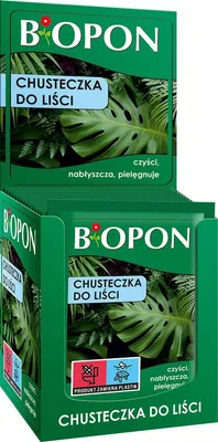 Zdjęcie produktu dla Chusteczka do liści BIOPON 15szt.