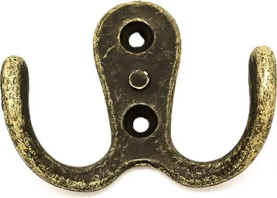 Produktbild von 1 Wandhaken 55x41mm antikmessing Garderobenhaken Kleiderhaken Handtuchhaken
