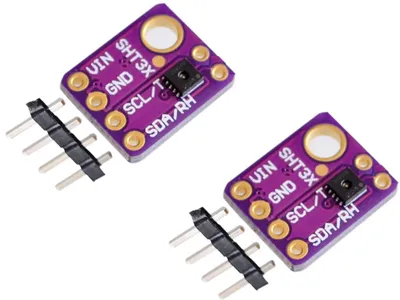 2x SHT31 Temperatur- & SHT31-D Feuchtigkeitssensor Breakout