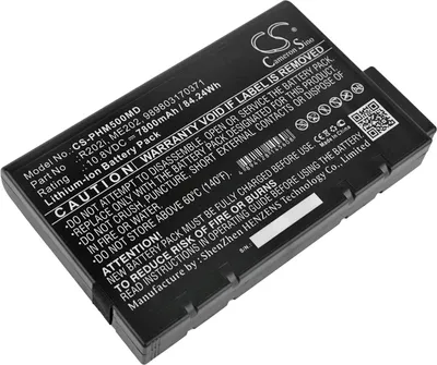 Image de TECHTEK Batterie compatible avec [Philips] Effica CM100, Effica CM100 863300, Efficia CM100 863301, Efficia CM120, Efficia CM120 863302 remplace ME20