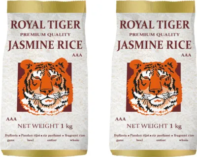 Produktbild von Royal Tiger Jasminreis Duftreis 1kg Langkornreis aus Kambodscha