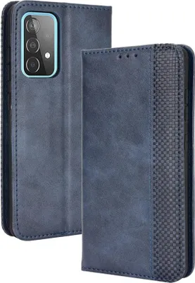 Produktbild von Samsung Galaxy A52 / A52s Hülle - Coverup Vintage Style Klapphülle - Blau