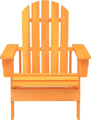 Image de vidaXL Chaise de jardin Adirondack en bois massif de sapin orange